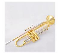 Trombe BB Trumpet Laccato In Oro Strumenti Musicali Profesional Trombe Studente Incluso Case Case Bocchino Accessori strumento a tromba