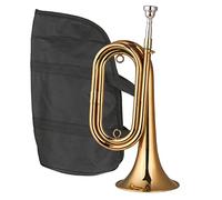 Trombe Brass Bugle Call Tromba Cavalry Horn Con Borsa Per Il Trasporto Del Boccaglio Per Principianti Scuola Band Orchestra Militare strumento a tromba