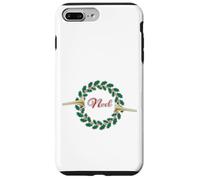 Trombe che annunciano Noel: Merry Christmas Wreath Custodia per iPhone 7 Plus/8 Plus