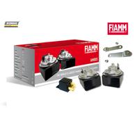 Trombe Clacson Fiamm Auto Moto Camion 12v + rele e staffe
