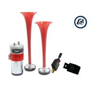 TROMBE FIAMM 12V PER AUTOBUS AUTO D'EPOCA CAMPER AUTOCARRI MCTA ALA COMPRESSORE