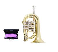 Trombe Piccolo Tasto Piatto Cornetto BB BB Valvola Rotante In Ottone A Tre Bottoni strumento a tromba