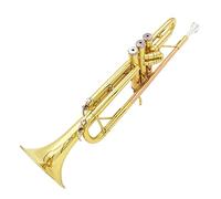 Trombe Squisita Tromba Bb B Ottone Piatto Tromba Fosforo Rame Con Bocchino Spazzola di Pulizia Guanto Cinghia Tromba Strumento