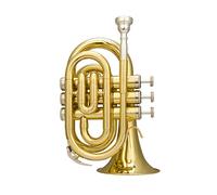 Trombe Strumento In Ottone Tascabile Con Tasca B-flat Trumpet Portatile strumento a tromba
