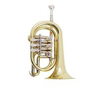 Trombe Tasto Piatto Cornet BB Regolazione In Ottone Oro Valvola Rotante A Tre Pulsanti strumento a tromba