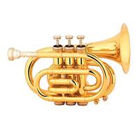Trombe Tono Tromba Del Corpo In Ottone Della Lacca D'oro BB strumento a tromba