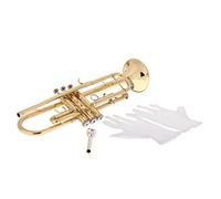 Trombe Tromba BB B Tromba Durevole In Ottone Resistente Con Un Bocchino Placcato Argento Un Paio Di Guanti E Sacchetto Di Gig Squisito strumento a tromba