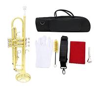 Trombe Tromba BB B Tromba Durevole In Ottone Resistente Con Un Bocchino Placcato Argento Un Paio Di Guanti E Sacchetto Di Gig Squisito strumento a tromba