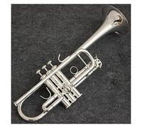 Trombe Tromba In Do Professionale Strumenti Musicali Placcati In Argento Trombe Professionali Accessori Per Bocchino Tono In C Con Custodia strumento a tromba