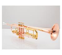Trombe Tromba In Oro Rosa Retrò Rame B Trumpete Piatto Con Bocchino E Accessori Per Cassa strumento a tromba