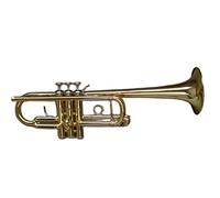 Trombe Tromba Professionale Placcata In Oro Con Chiave C strumento a tromba