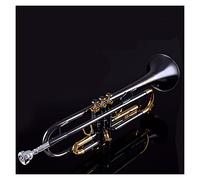 Trombe Tromba Sib Tune Strumento Musicale Ottone Nero Nichel Placcato Oro B Flat Tromba Corno strumento a tromba