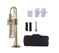 Trombe Tromba Standard BB BB Con Cinghie Con Custodia Rigida Guanti Per Bocchino Panno Per La Pulizia Dei Principianti Degli Studenti strumento a tromba (Color : 3)