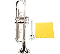 Trombe Tromba Standard BB Tromba Con Motoscafo Argento Placcato In Argento Processo In Ottone Brass Tromba Strumento In Ottone strumento a tromba