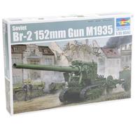 Soviet Br-2 152mm Gun M1935 1:35 Plastic Model Kit TRUMPETER