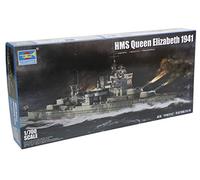 Hms Queen Elizabeth 1941 Battleship 1:700 Plastic Model Kit TRUMPETER