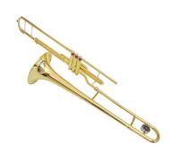 Trombone A Pistoni Per Studenti, Strumento Musicale In Si Bemolle, Tre Tasti Verticali, Con Custodia Trombone per Principianti