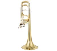 Trombone Basso Corpo In Ottone Laccato Oro Trombone Basso Sib Fa Solb Re Amanti Della Musica E Principianti