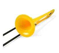 Trombone Basso Strumento In Plastica In Ottone Per Trombone Tenore Chiave In Sib Adatto Per Esami E Prestazioni Per Principianti Giallo
