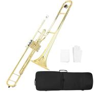 Trombone Basso Un Trombone In Si Bemolle A Tre Pistoni Placcato In Oro Realizzato In Ottone E Facile Da Suonare(A set)