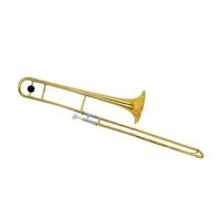 Trombone Contralto Di Qualità In Sib Ottone Dorato Laccato Tromba Professionale In Ottone Jazz Con Custodia