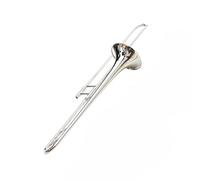 Trombone Contralto Si Bemolle Strumento A Fiato Laccato Oro Tubo di Ottone Argento(Silver)
