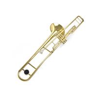 Trombone Da Marcia A Chiave Dritta B Bemolle Trombone Strumento Draw Pipe