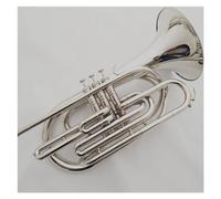 Trombone Da Marcia Per Strumenti In Ottone B Trombone Piatto In Lega Di Nichel Argento Con Accessori Trombone per Principianti