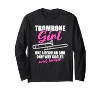 Trombone Girl Trombone Trombone Trombone Maglia a Manica