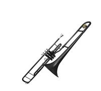 Trombone in per Principianti Trombone A Pistone Con Chiave C In Nichel Nero Opaco