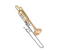 Trombone Laccato Oro Strumento In Ottone Si Bemolle Esecuzione Pratica Professionale Trombone(8)