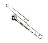trombone professionale Bocca Accordata In Si Bemolle Si Bemolle/Fa Trasposto Per Trombone Tenore. Tubo In Rame Fosforoso Placcato In Argento Nichel