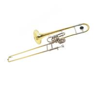 Trombone Professionale I Tasti Verticali Fanno Scorrere Il Trombone A Doppio Scopo Dal Si Bemolle Al Trombone A Tre Pistoni Con Custodia