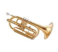 Trombone Professionale Trombone Da Marcia In Ottone Laccato Dorato A Tre Chiavi In si Bemolle Con Custodia E Accessori