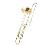 Trombone Professionale Trombone Tenore Trasposto In Rame Dorato Con Bocca Larga Strumento A Fiato Di Qualità Professionale