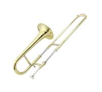 trombone professionale Utile Trombone Soprano In Ottone E Lacca Dorata Con Custodia In Tela