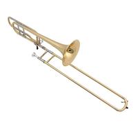 Trombone regolabile Suonare il trombone tenore laccato in oro per principianti e professionisti di strumenti in ottone