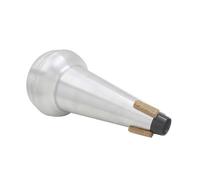 Trombone Straight Mute, Aluminum Alloy Lightweight Portable Quiet Trombone Mute, Professional Practice Tool, Musical Instrument Accessories for Home, Low Tone, 12x25cm