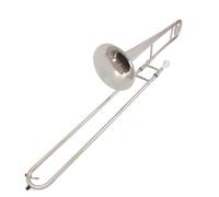 Trombone Strumento Musicale Esecuzione Pratica Trombone Contralto Set Si Bemolle Strumento Bellissimo Aspetto(Silver)
