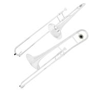 Trombone Strumento Musicale Trombone A Coulisse Contralto In Sib Professionale Adatto Per Strumento In Si Bemolle Placcato In Ottone Con Kit Di Guanti(Trombone set)