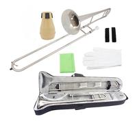 Trombone Strumento Musicale Trombone Contralto Professionale In Sib Strumento Placcato In Ottone Argentato Si Bemolle Con Kit Di Strumenti
