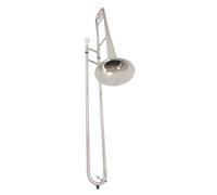 Trombone Strumento Musicale Trombone Contralto Professionale Per Adulti In Ottone Tono Bb Strumento A Fiato In Si Bemolle Con Accessori(Silver set)