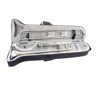 Trombone Strumento Musicale Trombone Contralto Si Bemolle Ottone Argento Per Principianti Adulti