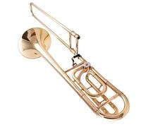 Trombone Strumento Trombone Tenore Nella Tonalità Da Sib A Fa Esecuzione Di Una Banda Di Ottoni
