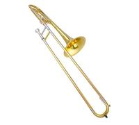 Trombone Tenore In Sib In Ottone Giallo Laccato Oro Con Borsa In Tela Professionale Trombone per Principianti