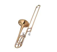 Trombone Tenore Scorrevole In Sib Piatto Con Attacco F Incluso Bocchino Custodia Per Il Trasporto Guanti Tessuto