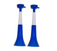 Tromette Vuvuzela Due corpi. Accessorio per calcio e celebrazioni sportive. Tromba d'aria rumorosa per l'animazione Ideale per il trasporto (Grecia, 2 Prodotti)