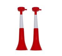 Tromette Vuvuzela Due corpi. Accessorio per calcio e celebrazioni sportive. Tromba d'aria rumorosa per l'animazione Ideale per il trasporto dell'Austria (Danimarca, 2 Prodotti)