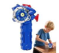 Trompo - Giocattolo girevole per bambini, con a LED, design con corda per tirare giocattoli interattivi genitori-figli, per casa, viaggi, asili e centri per bambini