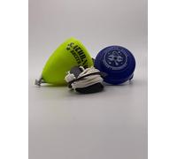 trompos space Gerardo Montero y Javi De María Saturno Roller Giallo + Corda Regalo, Colore, Mediano, SRAMCUER